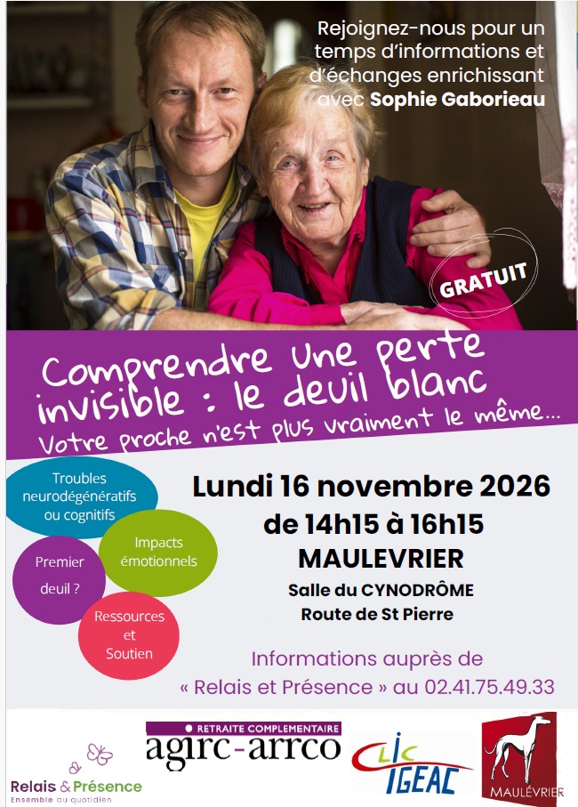 Conférence sur le Deuil Blanc